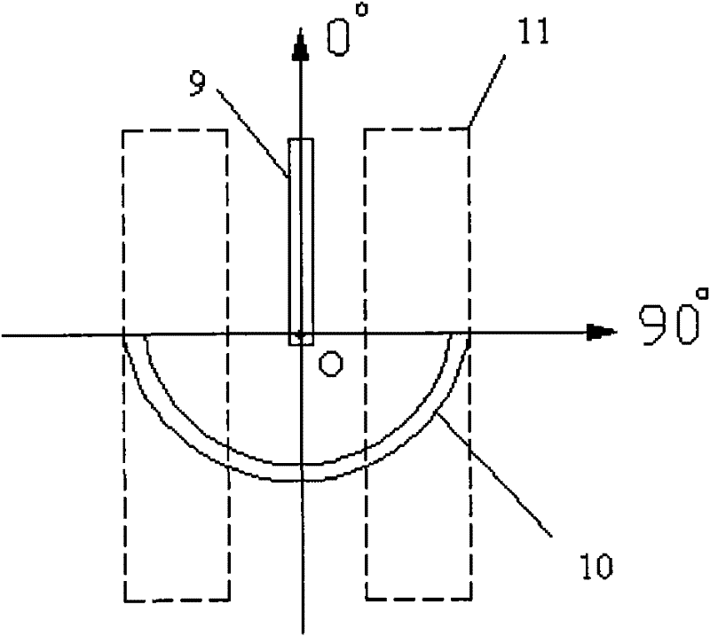 Travelling control device and method for excavator