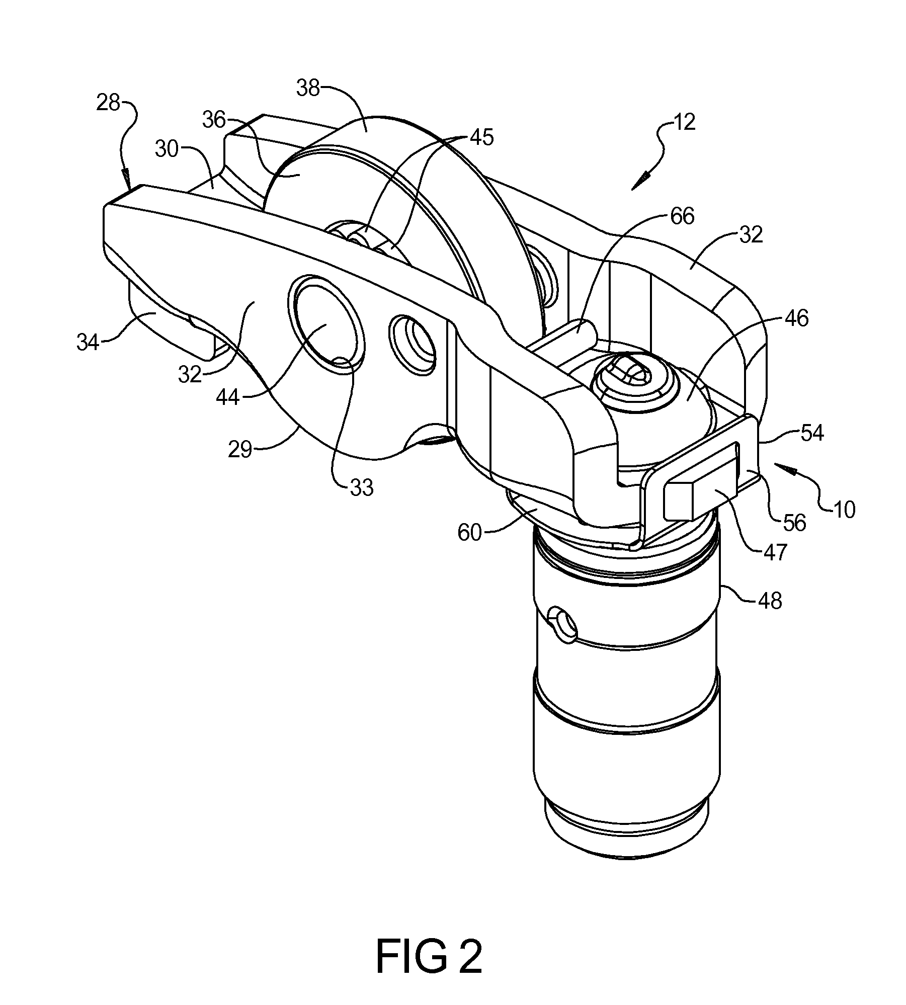 Retention device for valve actuating mechanism