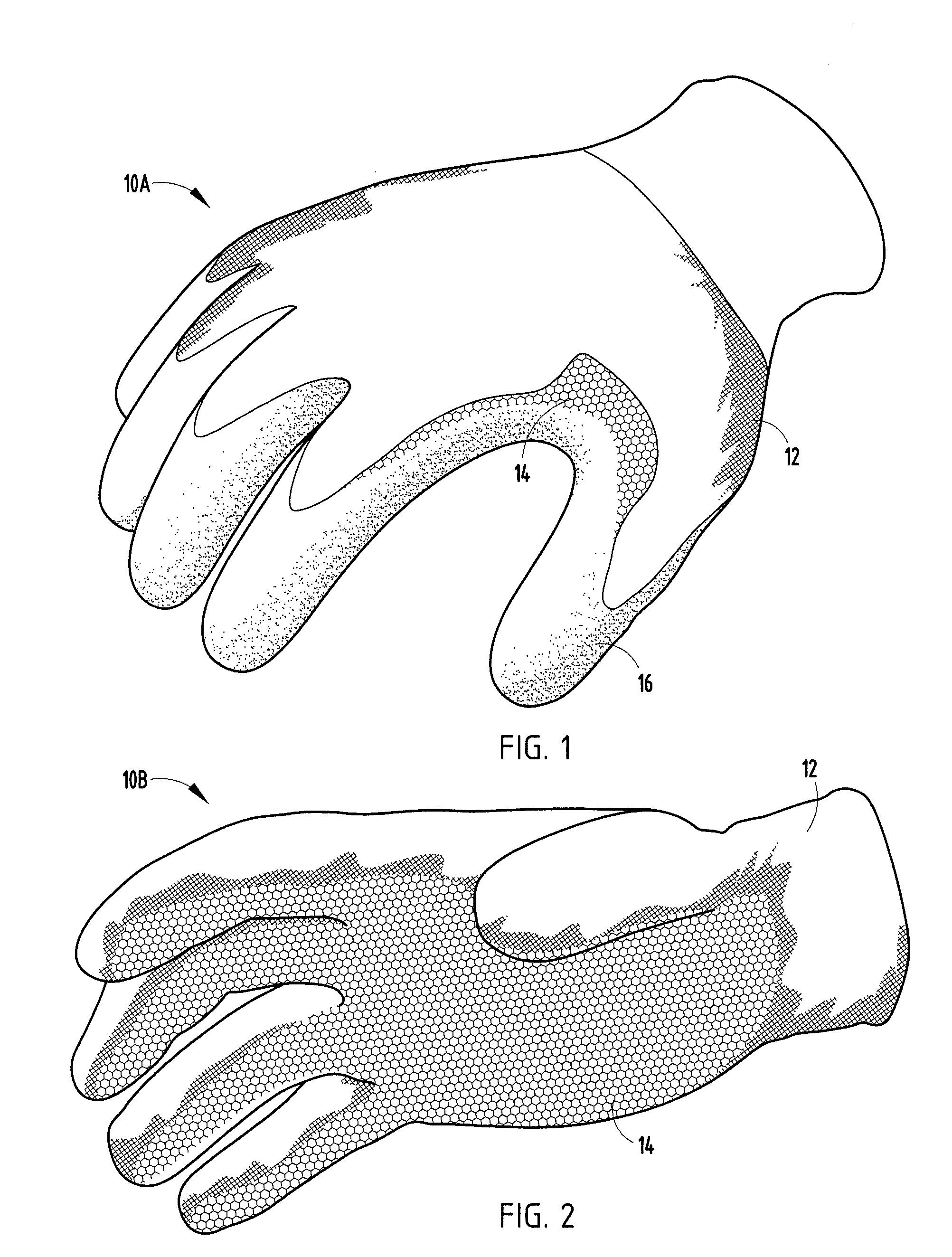 Protective knit gloves