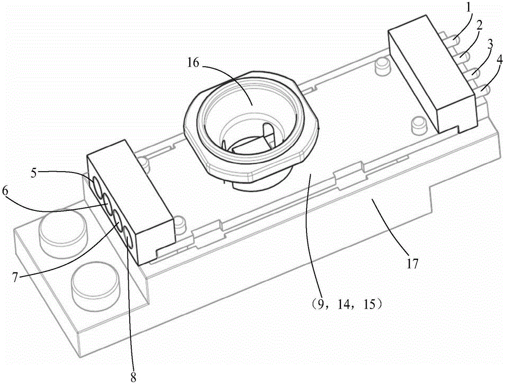 Distributed data transmission and control system of modular intelligent electronic building blocks and control method thereof