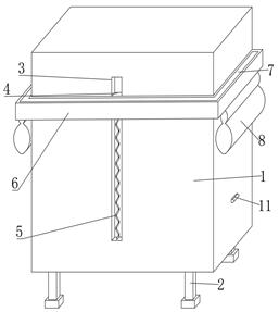 Self-cleaning power distribution cabinet