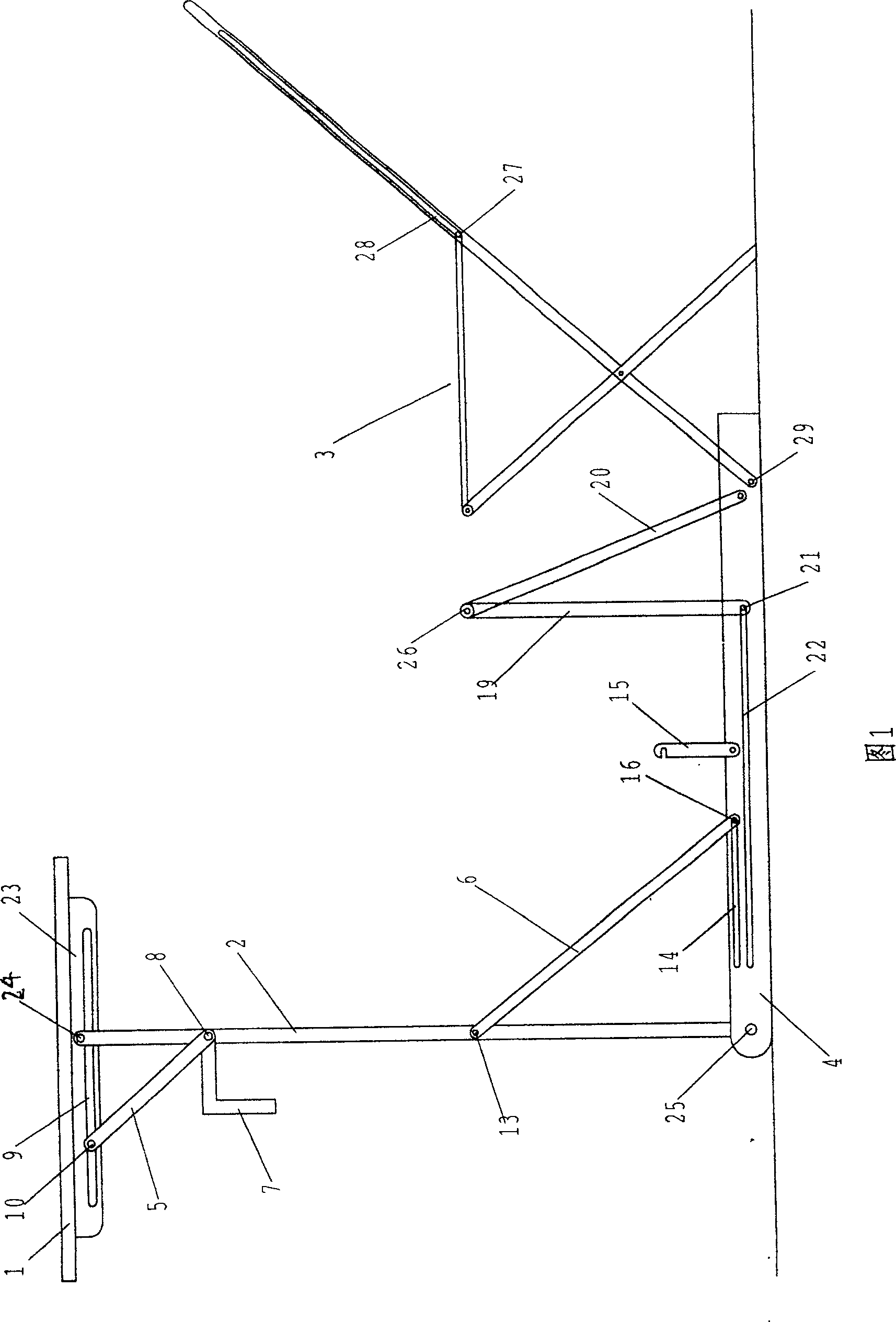 Portable folding table and chair for campus