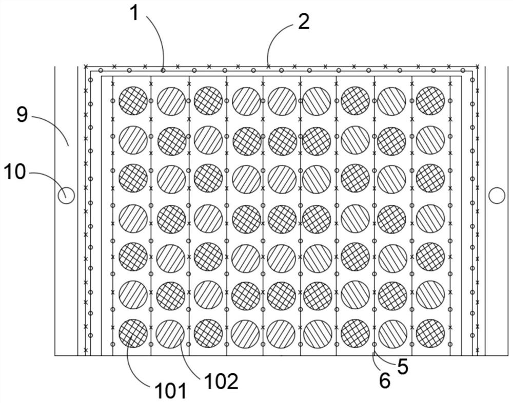 High vacuum system combined compaction method foundation treatment method and device