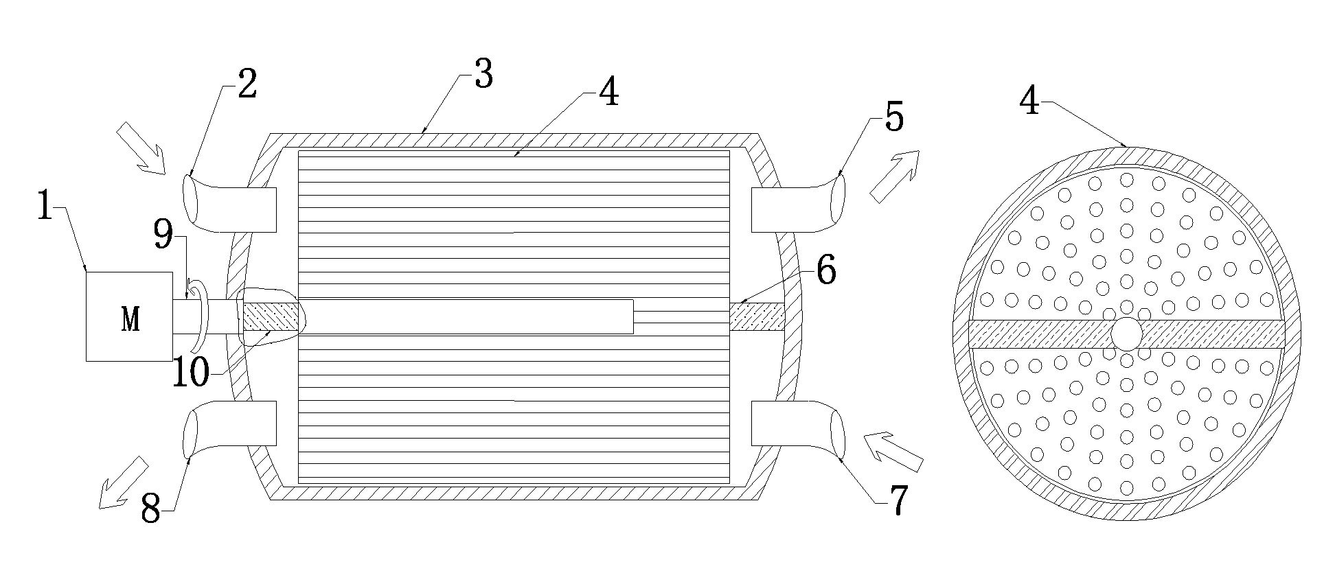 Method for manufacturing enthalpy wheel of humidifier of fuel cell by utilizing aramid fiber material