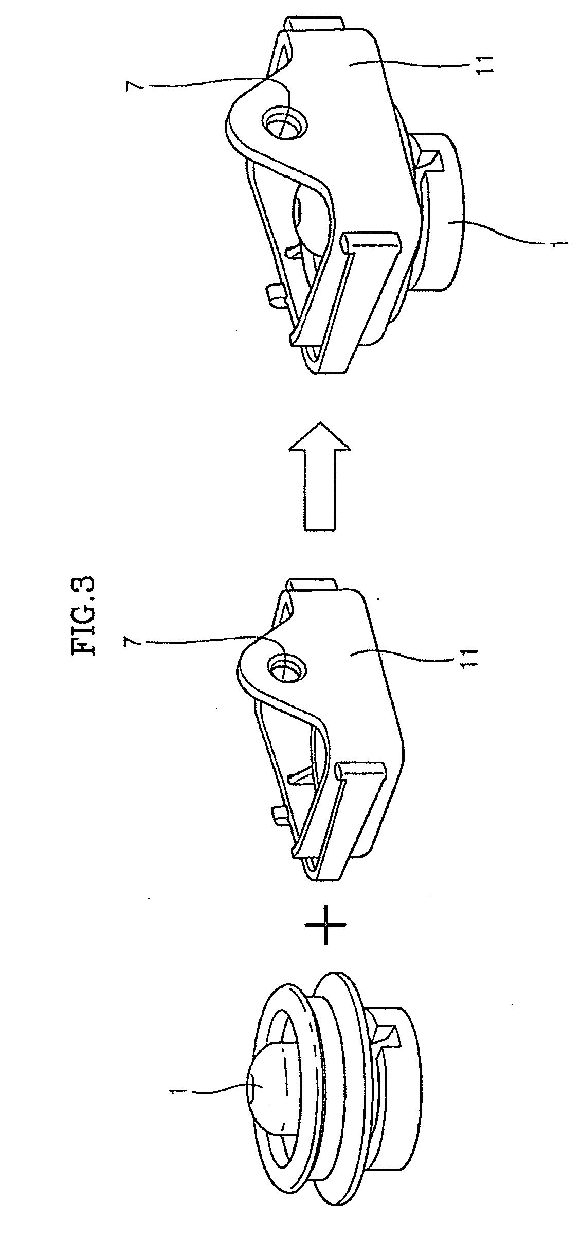 Structure for mounting radiator to front-end module carrier