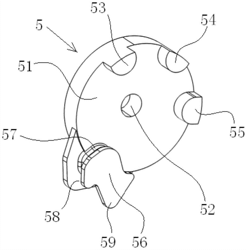 An easily detachable pedal mechanism