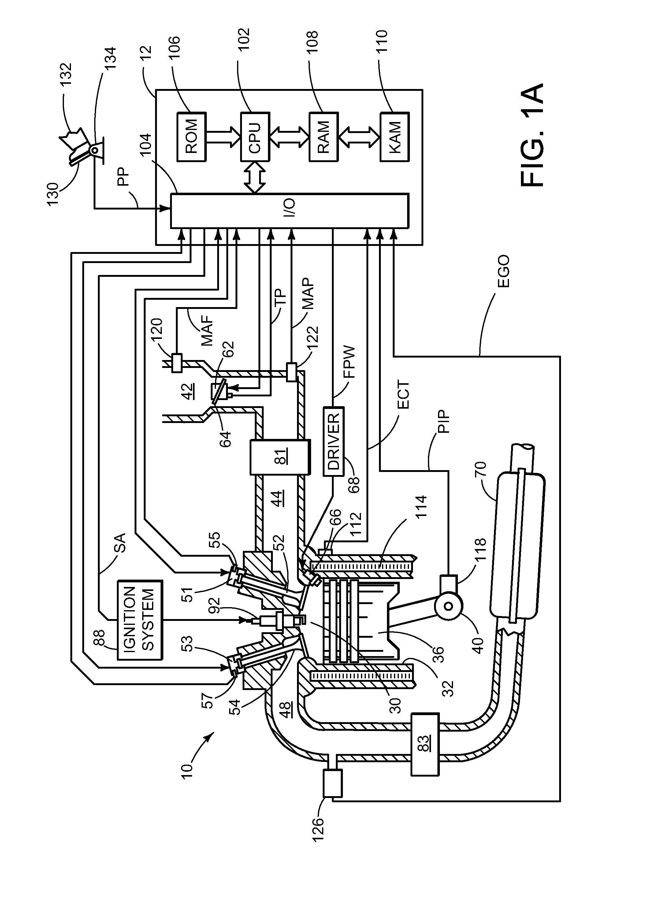 Differential torque operation for internal combustion engine