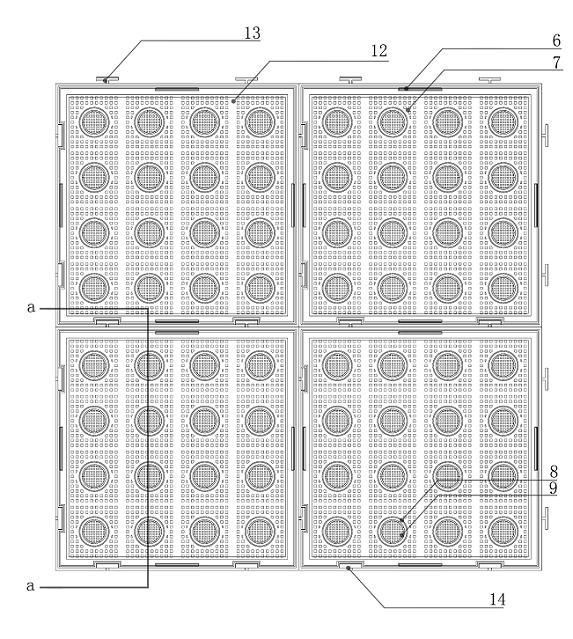 Water storage and supply module capable of automatically absorbing and draining water for growth of plant