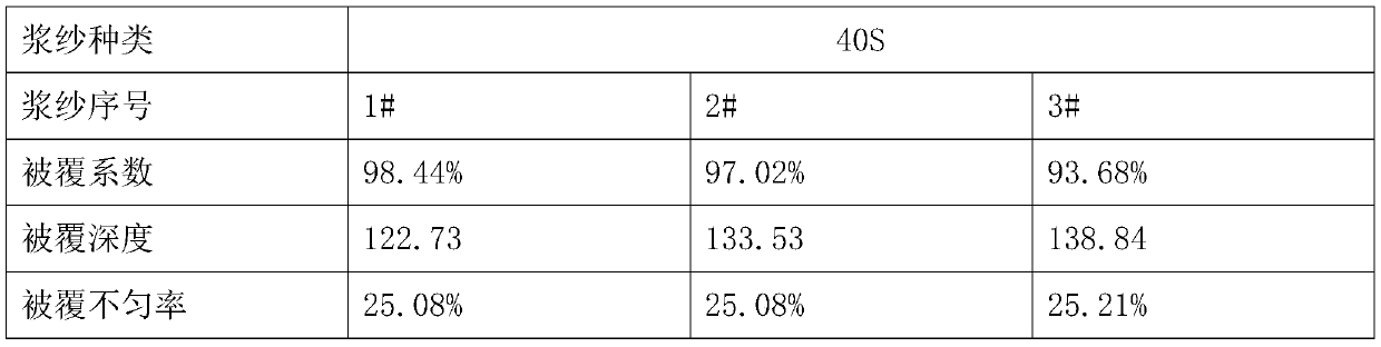 Sizing yarn surface coating effect characterization method and sizing yarn levelness image acquisition device