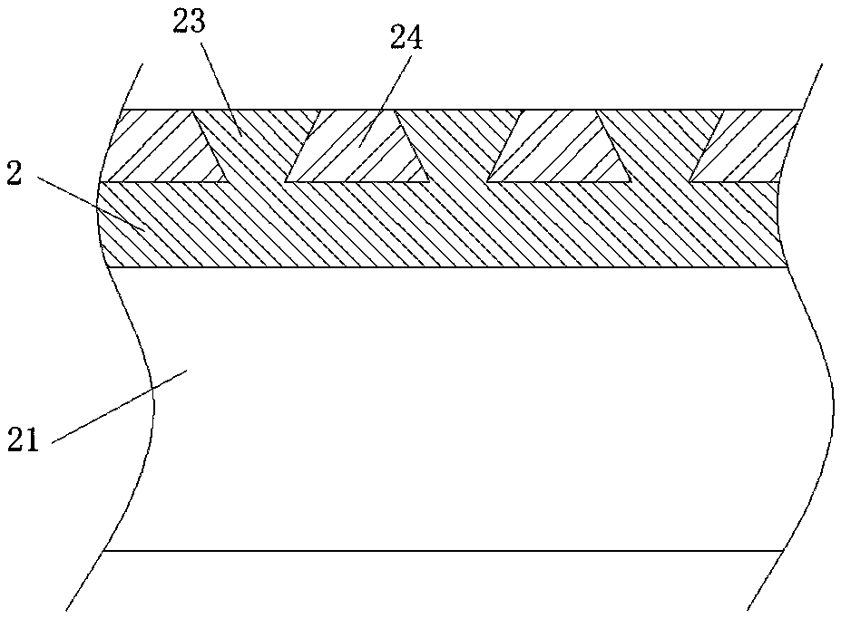 Heatable cloth guide roller