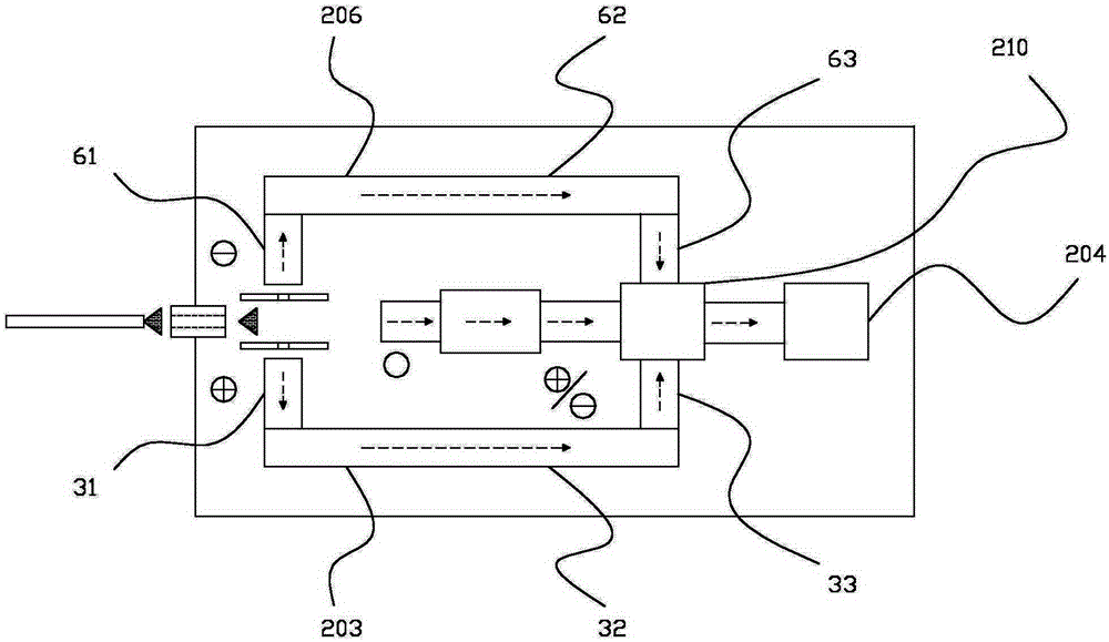 Mass spectrometry method and mass spectrometry device with atmospheric pressure interface