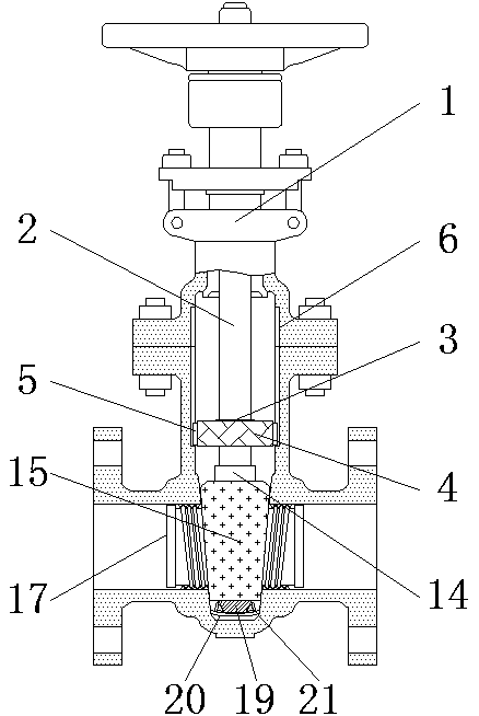 A squeeze type automatic sealing gate valve