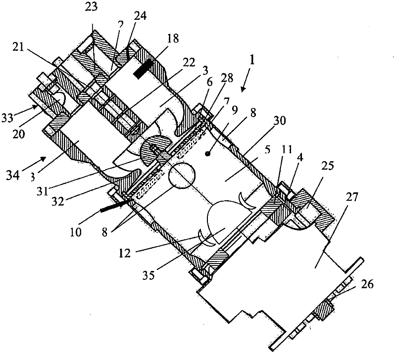 Combustion turbine in which combustion is intermittent