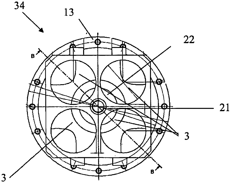 Combustion turbine in which combustion is intermittent