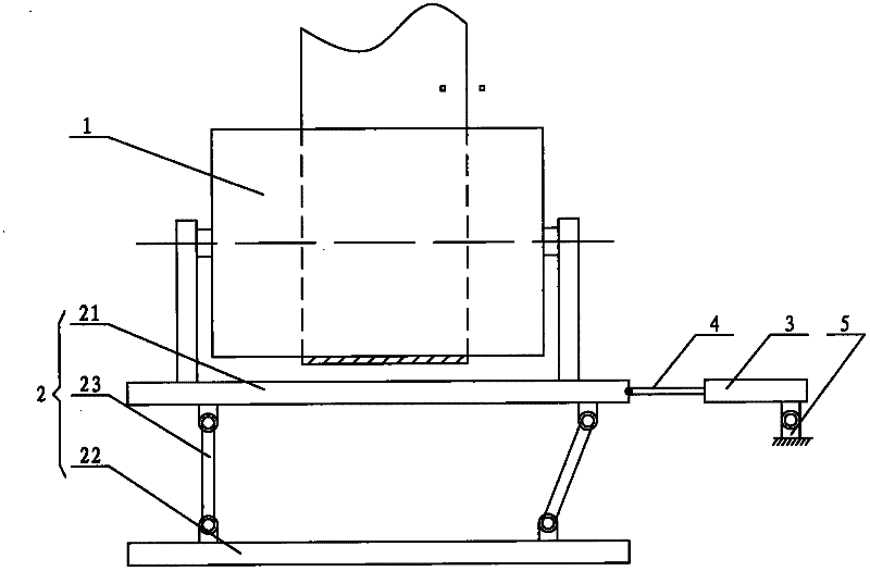 Roller slope control device