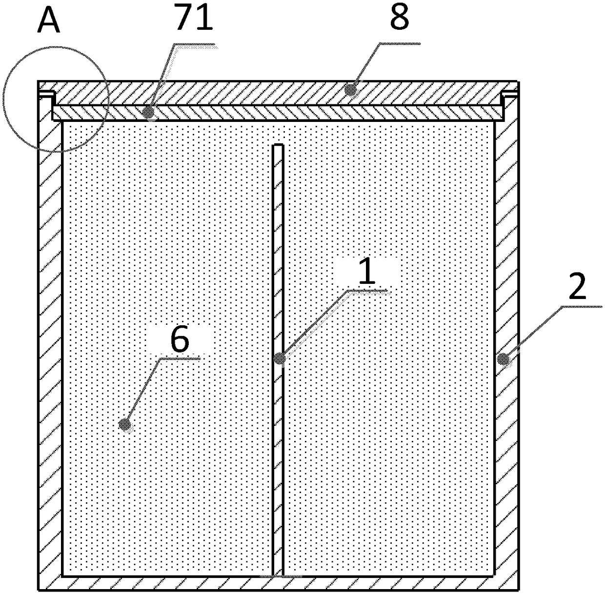Vacuum-sealed structure and manufacturing method thereof