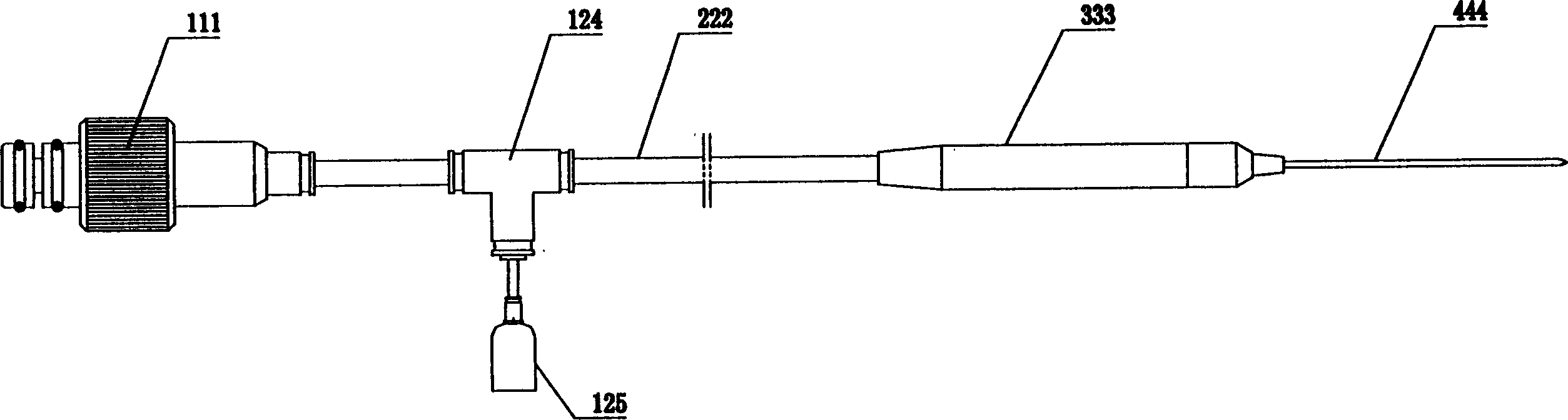 Circumferentia weld throttling type cryoprobe