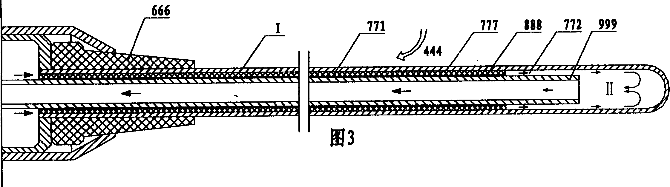 Circumferentia weld throttling type cryoprobe