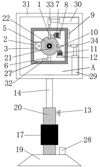 Ear-nose-throat endoscope support