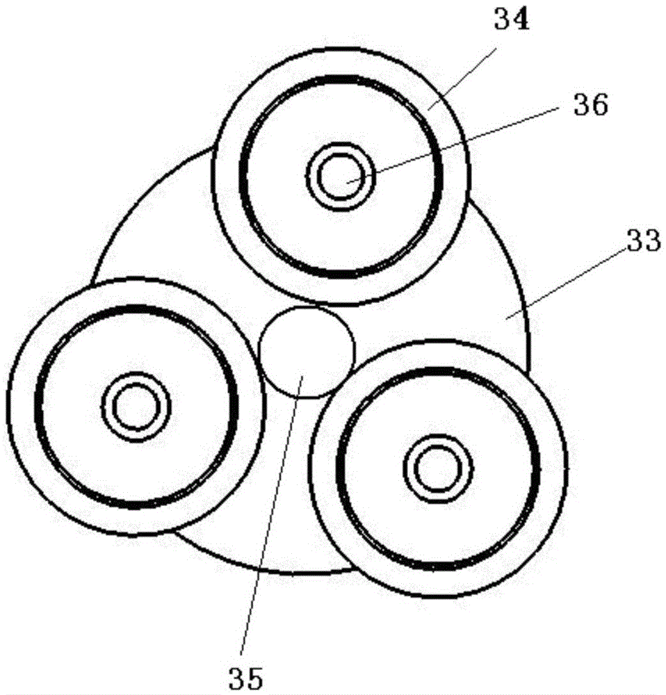 Detector drive mechanism in petroleum well