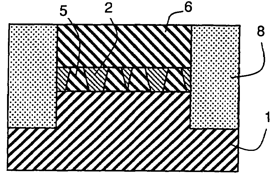 Method of producing a light-emitting diode comprising a nanostructured PN junction and diode thus obtained