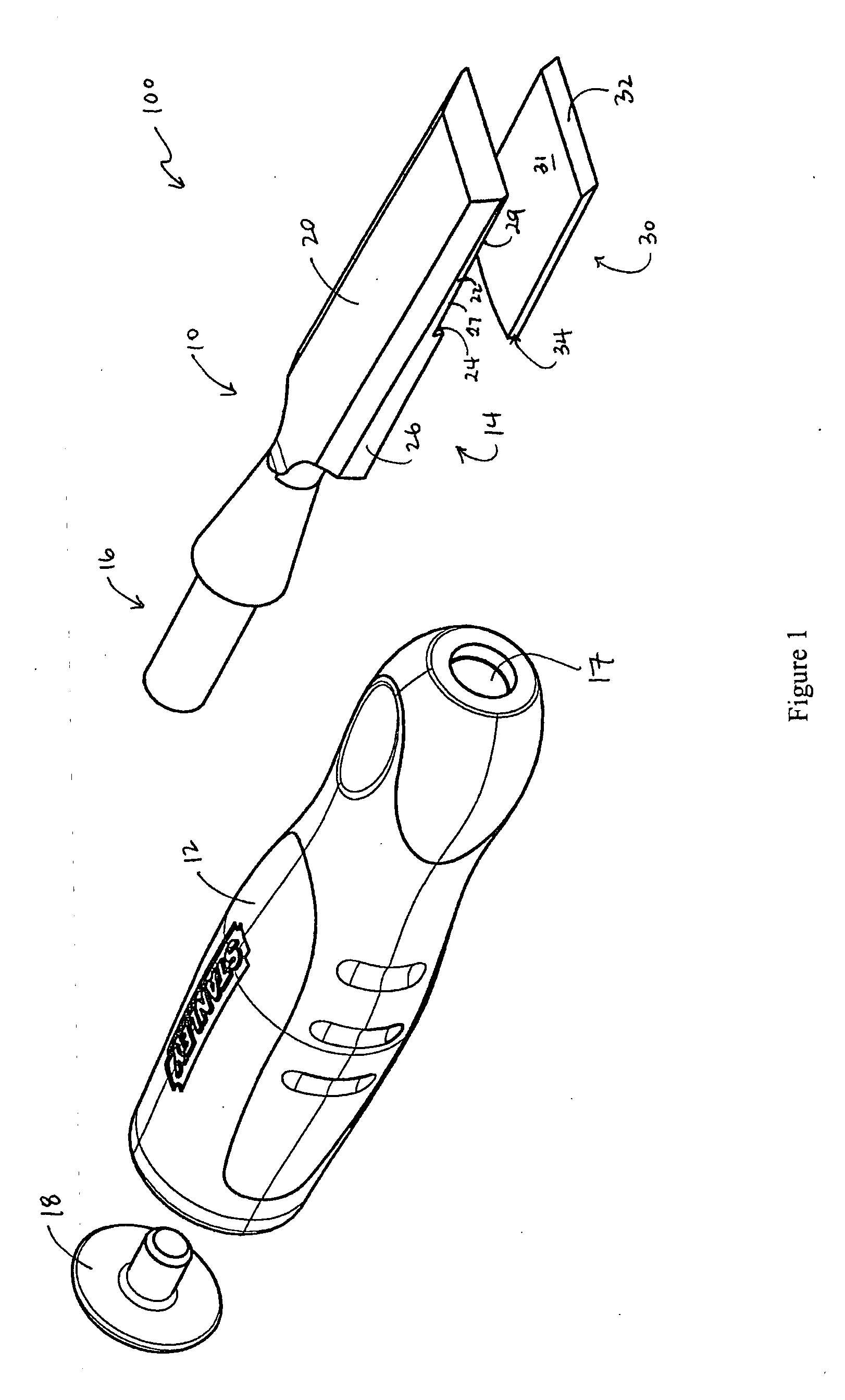 Bi-metal chisel blade