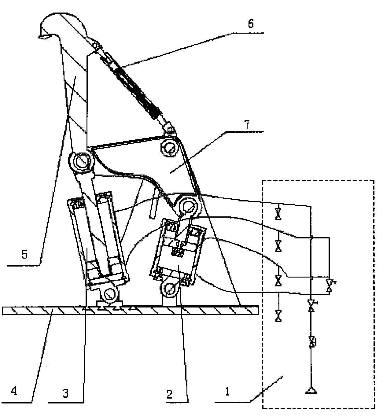 Air spring slow-releasing mechanism