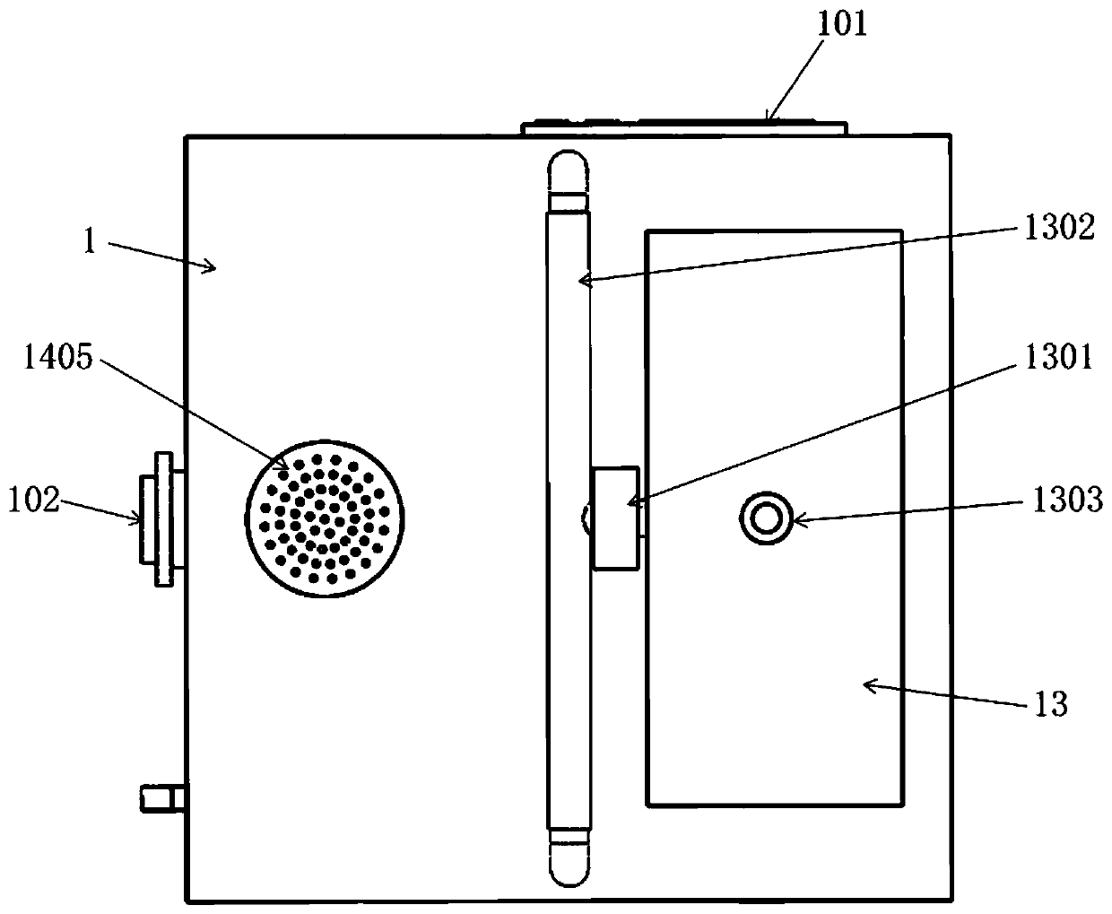 Experimental device for effectively verifying effect of chemical fertilizer