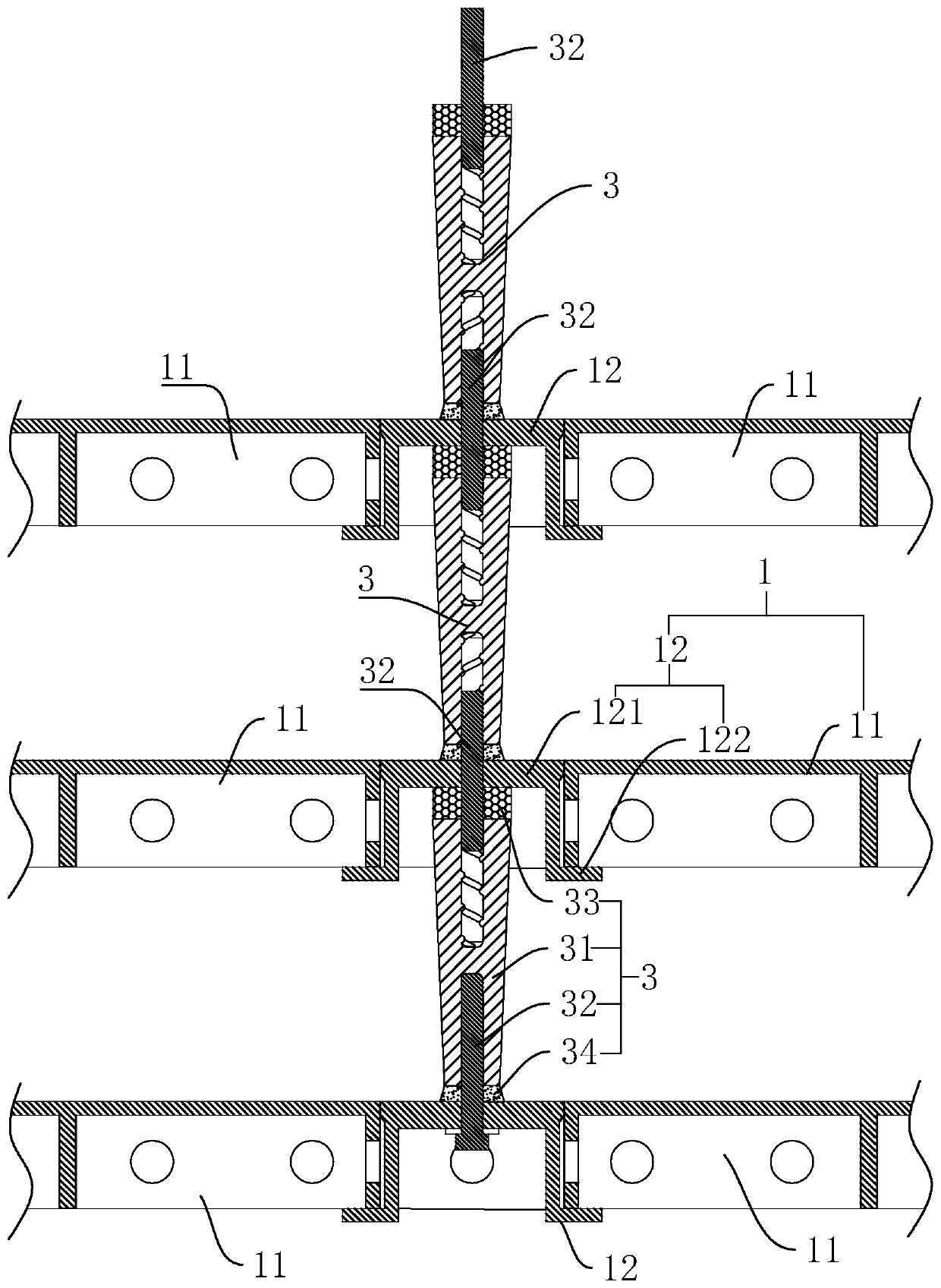 Three-dimensional movable precast concrete component production system