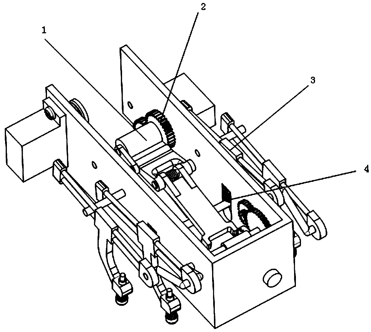 Robot simulating jumping and walking of springtails