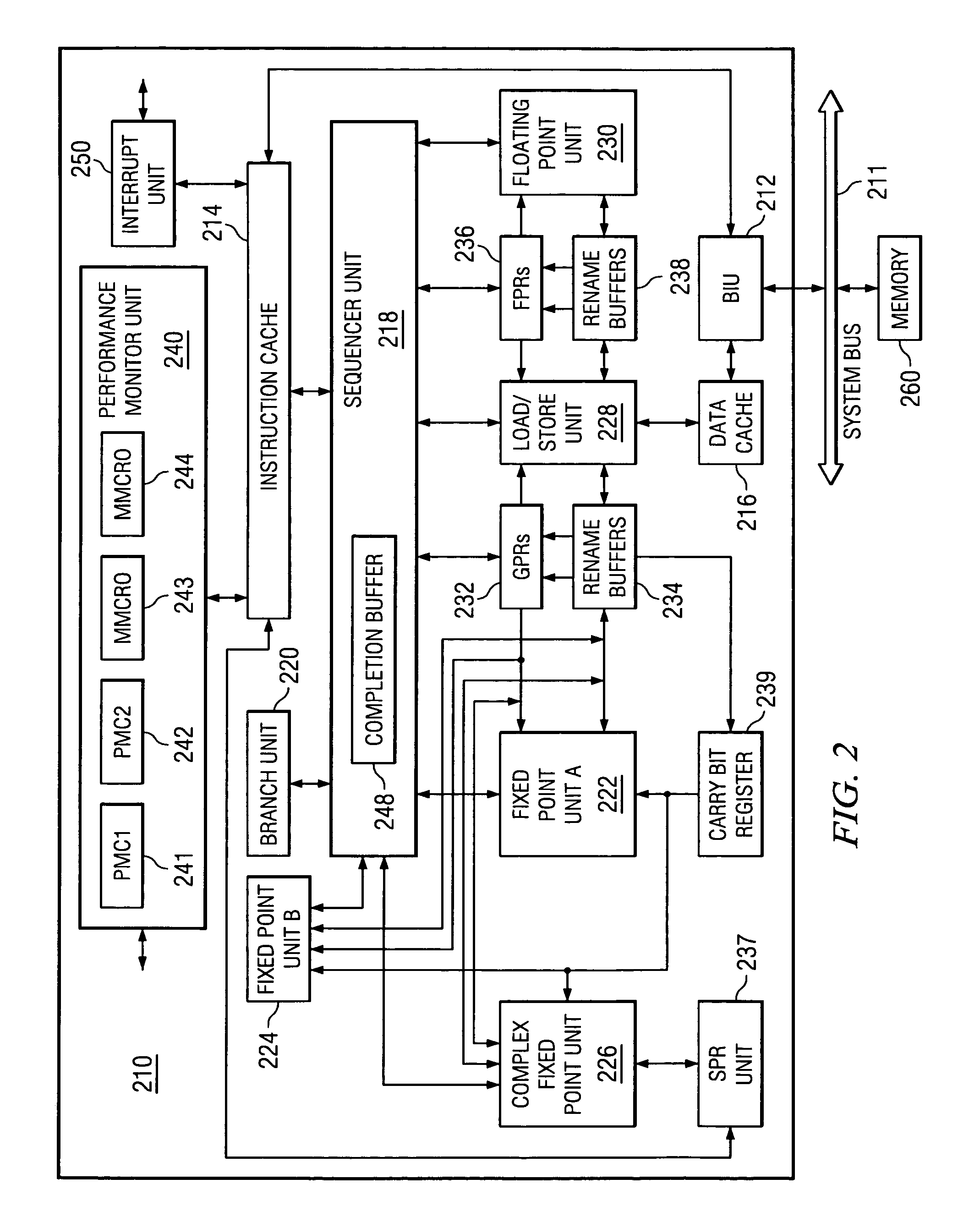 Method and apparatus for autonomic detection of cache "chase tail" conditions and storage of instructions/data in "chase tail" data structure