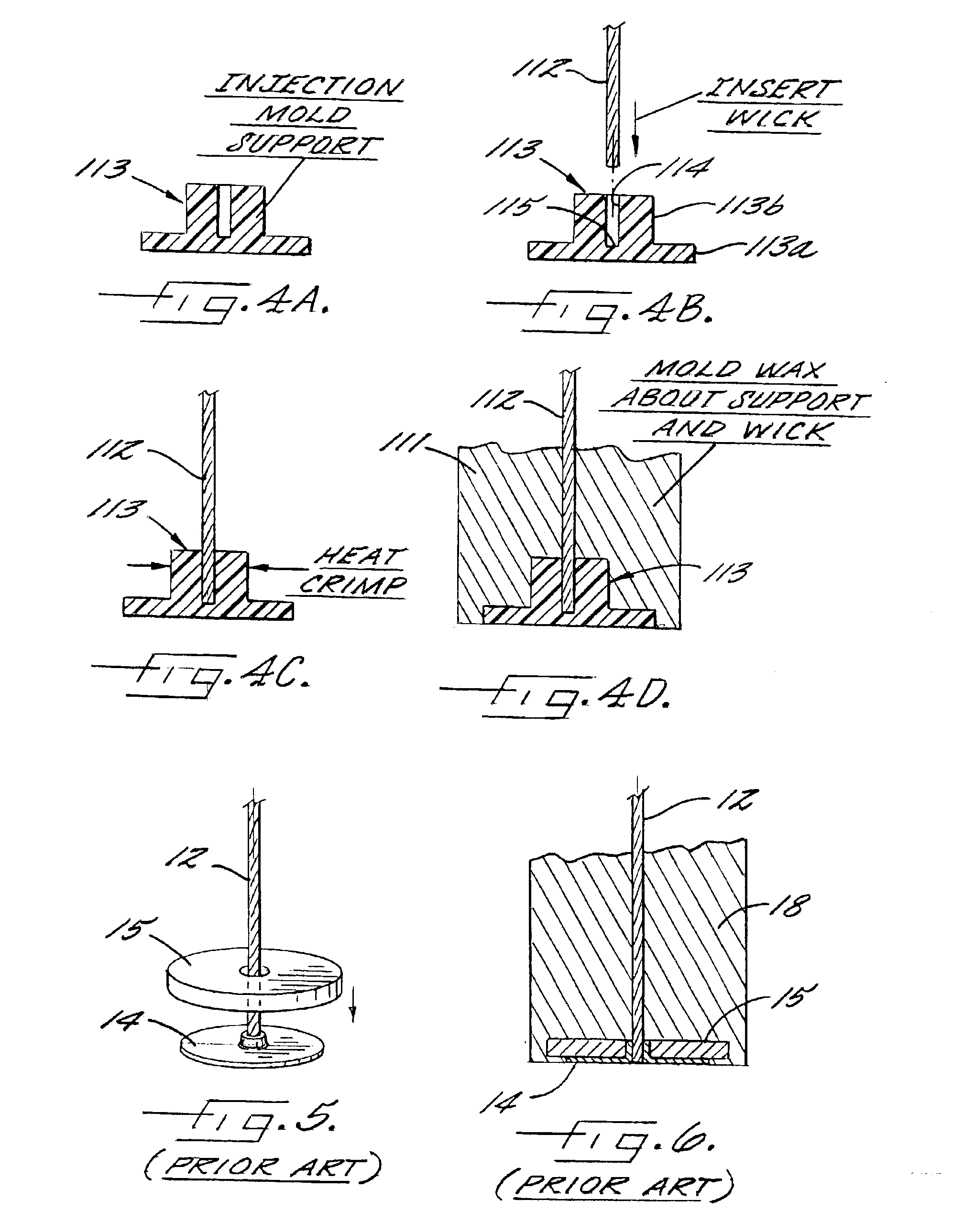 Safety candle and method of forming same