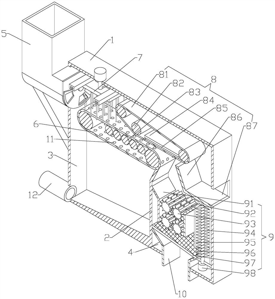 Industrial garbage solid-liquid crushing and separating device and operation method thereof