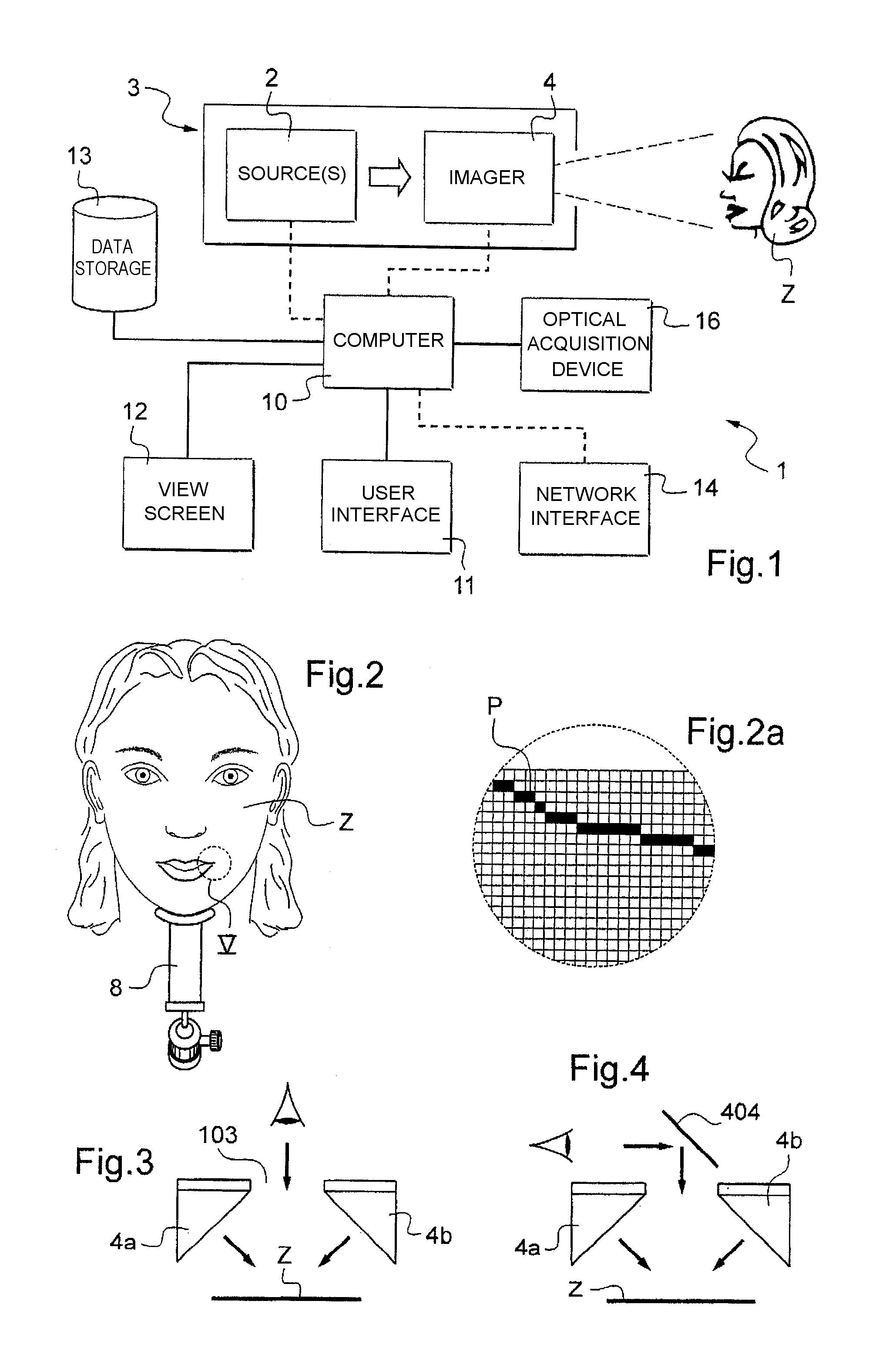 Cosmetic treatment method including the projection of an image onto the zone to be treated