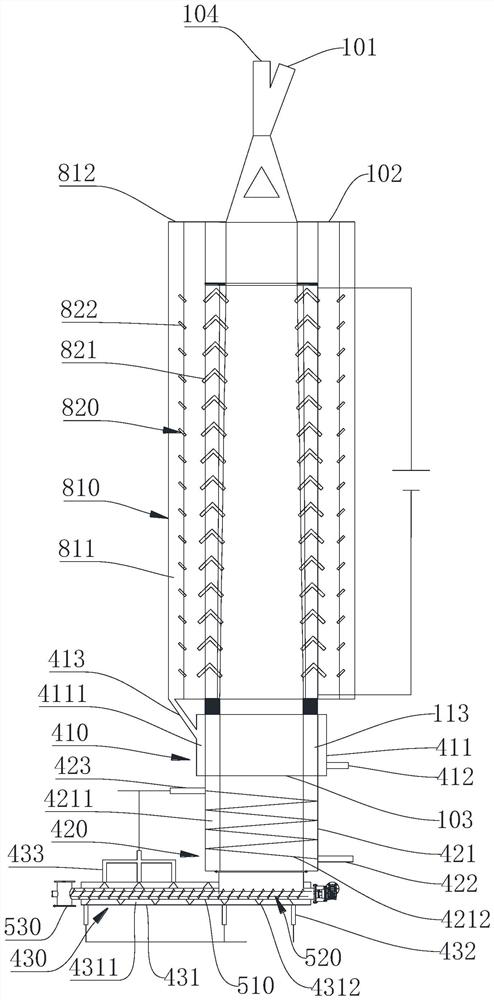 Continuous graphitization system