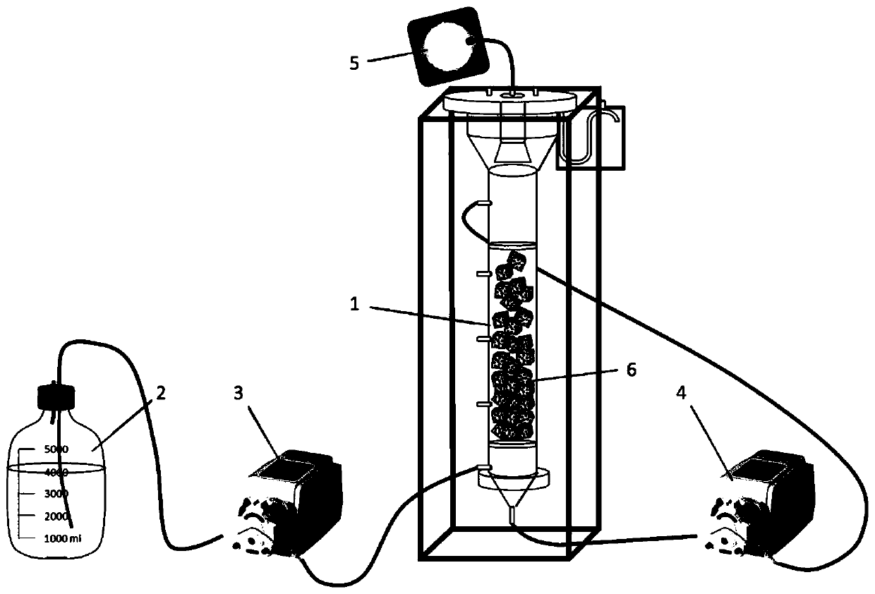 Self-aggregation granular sludge construction method for cascade energy recovery of wastewater