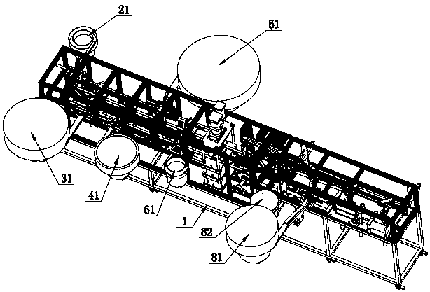 Full-automatic assembly equipment for universal wheel of bags and suitcases