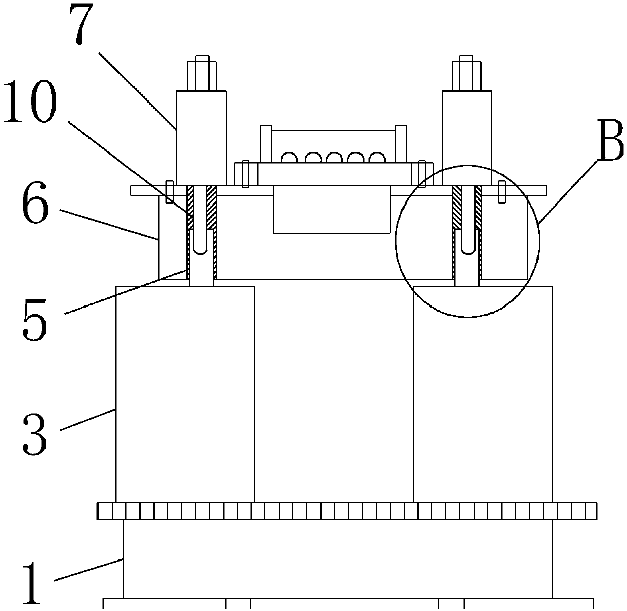 Insulation device on high-tension coil of dry-type transformer