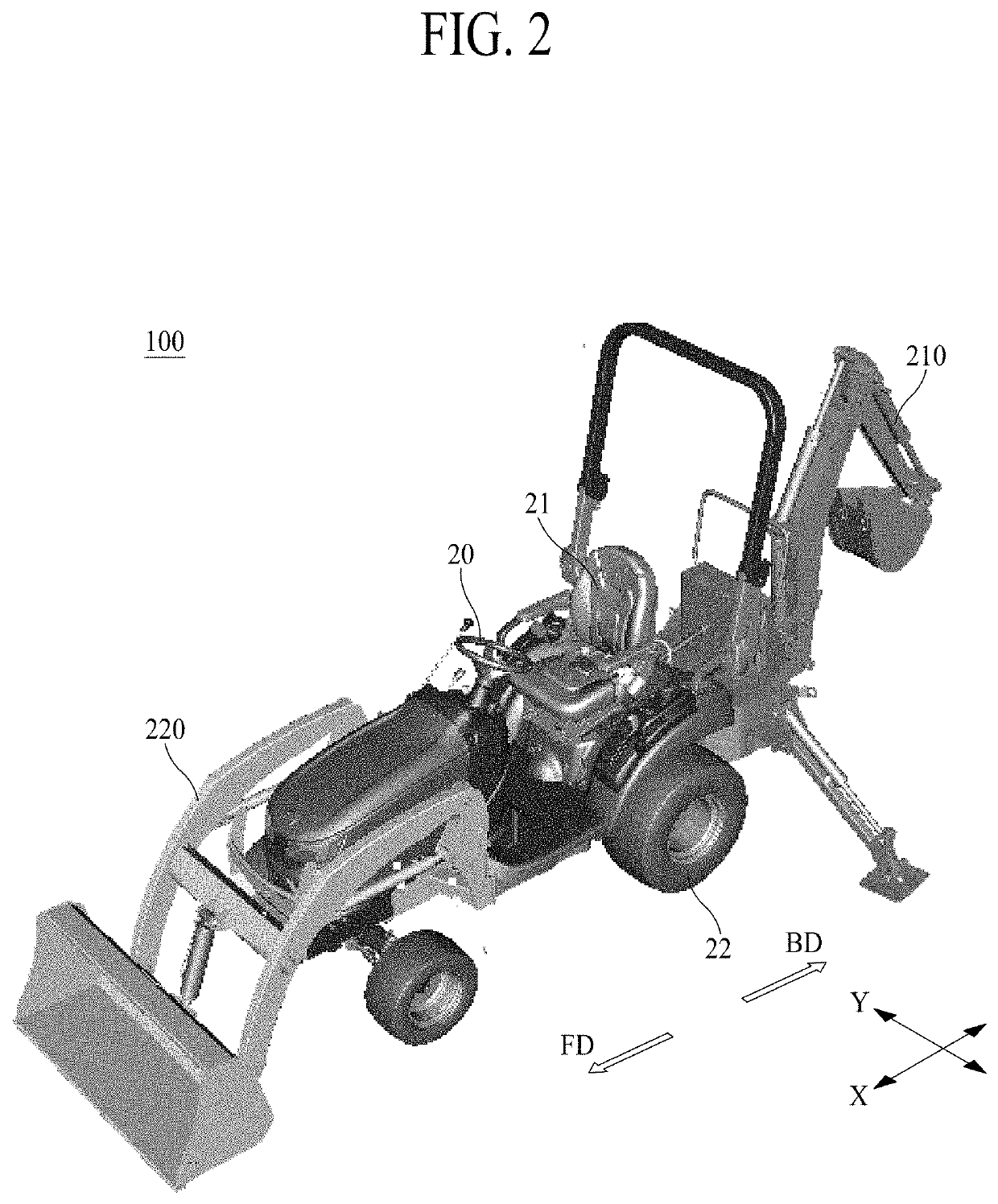 Agricultural work vehicle and system and method for monitoring state of agricultural work vehicle