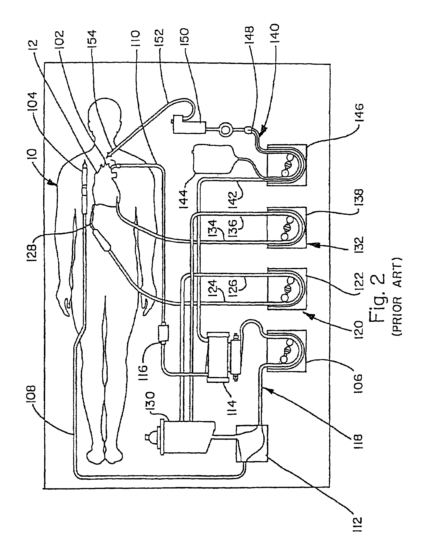 CPB system with dual function blood reservoir