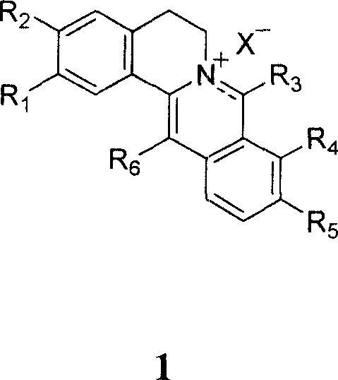 13, 13a- dihydro berberine derivant, pharmaceutical composition and uses of the same