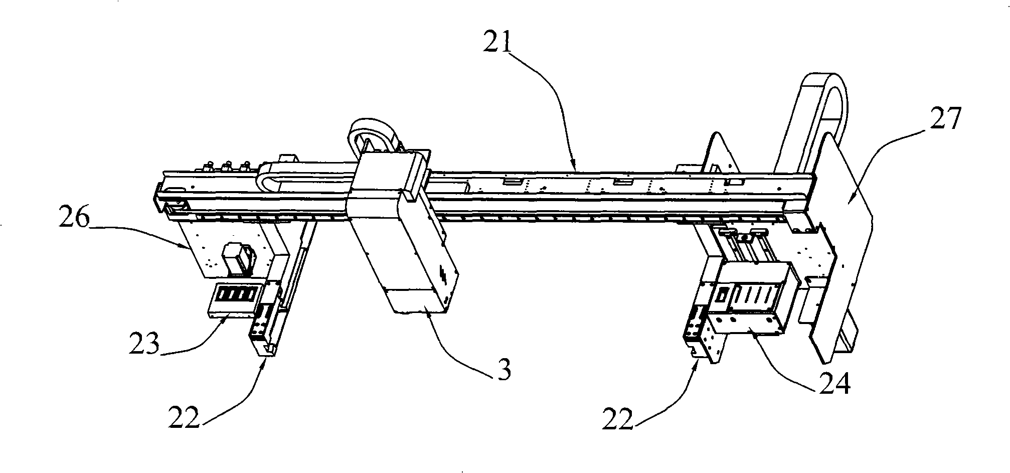 Print mechanism of flat-panel printer