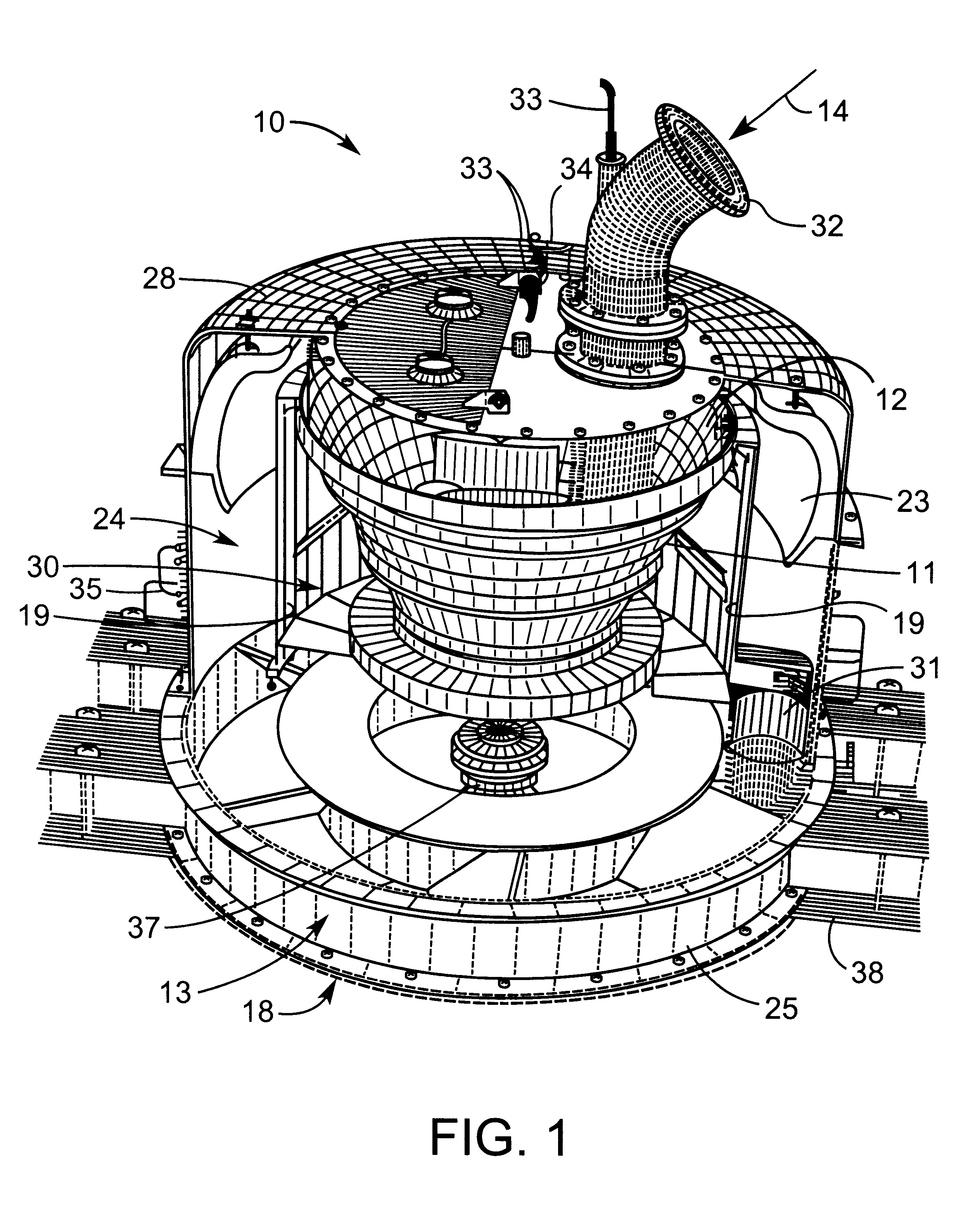 Centrifugal separation apparatus and method of using the same
