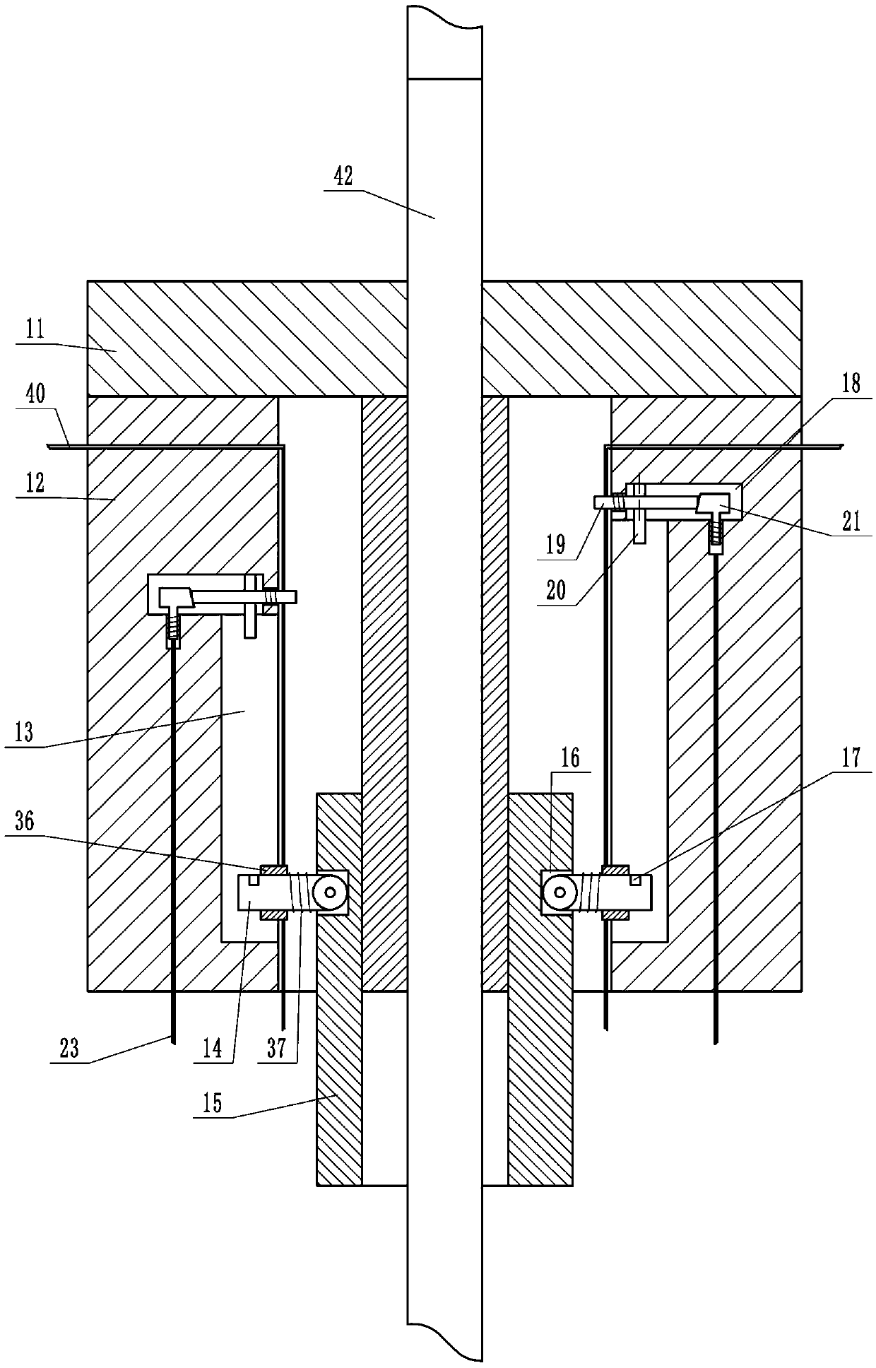 A high-efficiency piling construction device