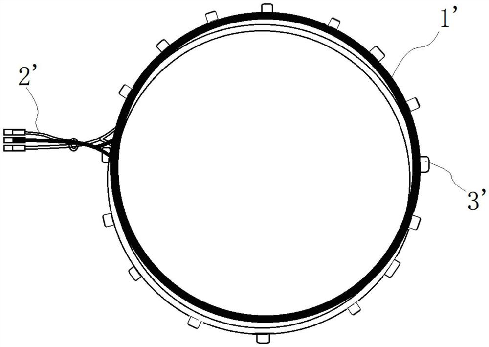 Motor power line conduction testing device