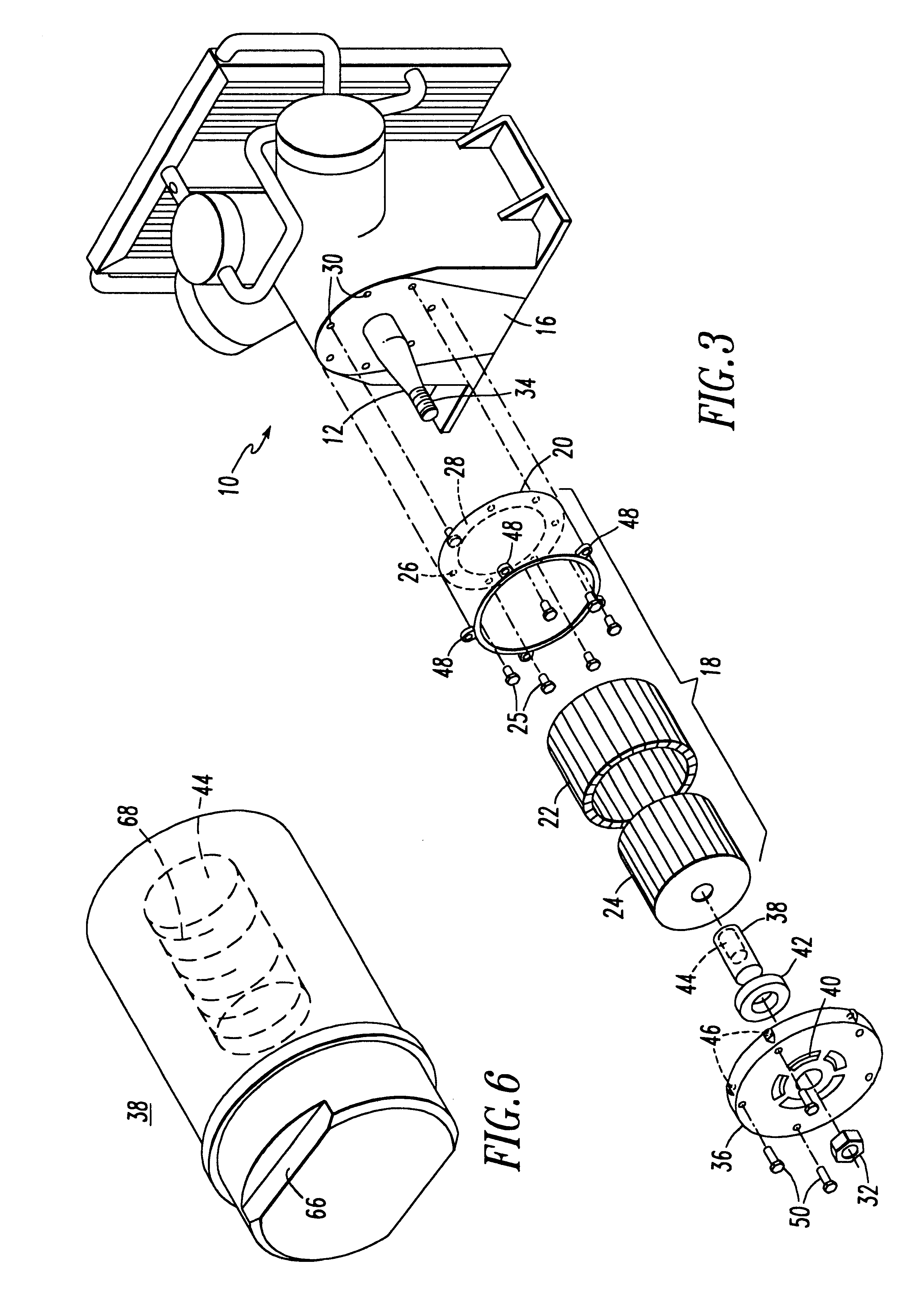 Shaft extension for use with outboard bearing designs