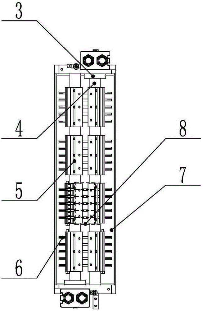 Rotary type slotting mechanism of plastic ampoules