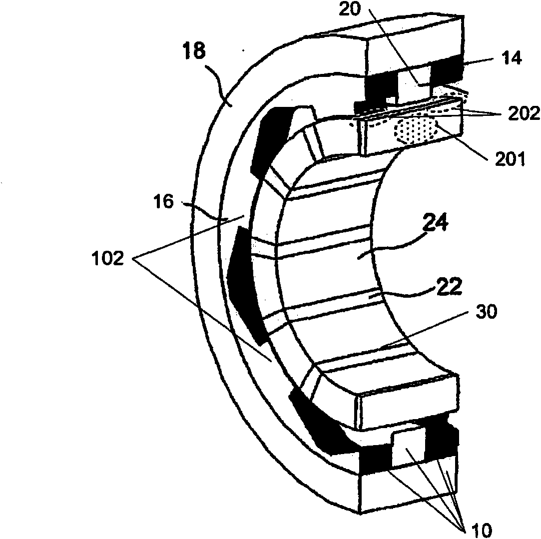 Permanent magnet rotor with flux concentrating pole pieces