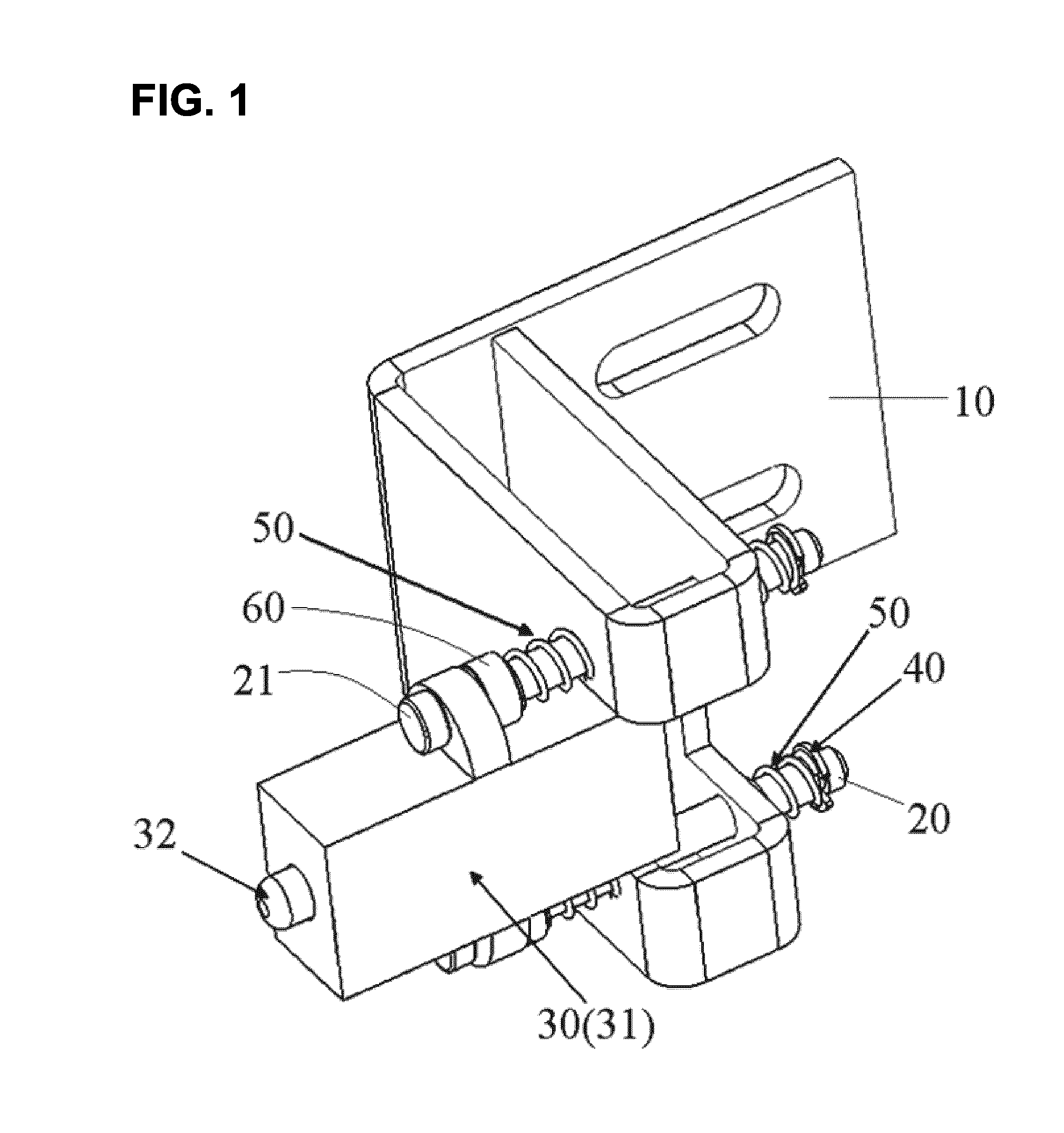 Device and method for mounting a sensor and for sealing a cabinet