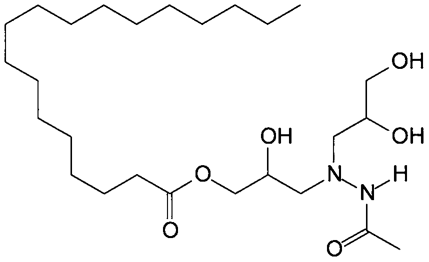 A kind of amphiphilic acetylhydrazine initiator and its preparation and use method